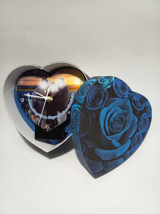 Reloj Corazón Personalizado con tu foto – Recuerdo Eterno